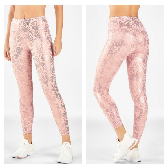 Fabletics Pants - High-Waisted Printed PureLuxe 7/8